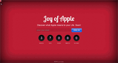 Desktop Screenshot of joyofapple.com